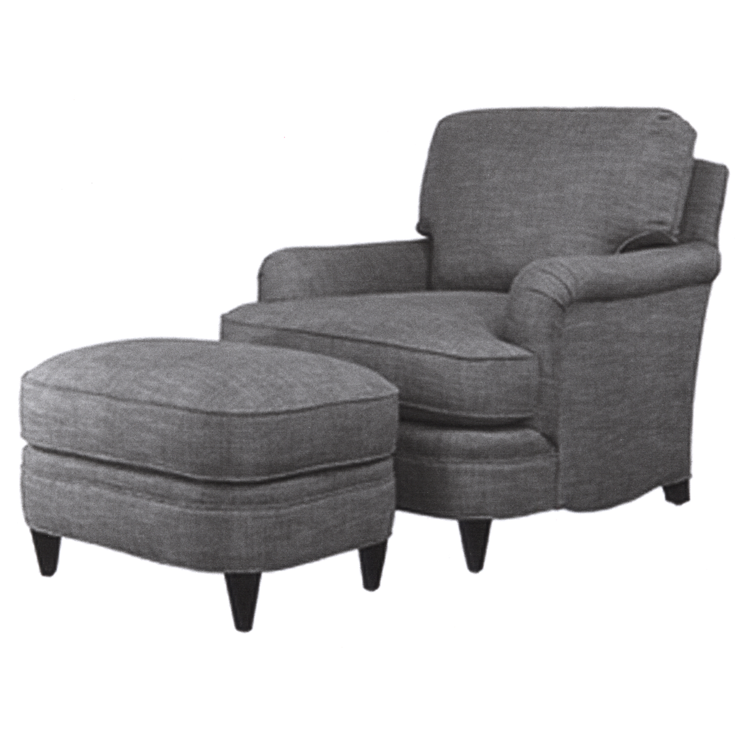 BRIGHTON LOUNGE CHAIR and OTTOMAN