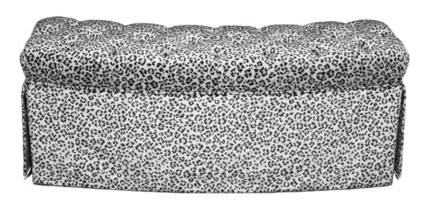 TUFTED CURVED BENCH